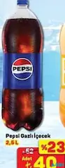 PEPSİ KOLA GAZLI İÇECEK 2,5 L